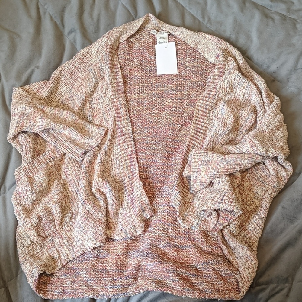 AMERICAN RAG Multicolor Bat Wing Cardigan EUC